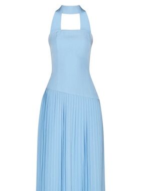 Pretty Little Thing blue long dress